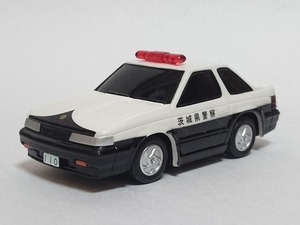 初代トヨタ・ソアラ2800GT 茨城県警察パトロールカー【箱無・美品】プルバックカー