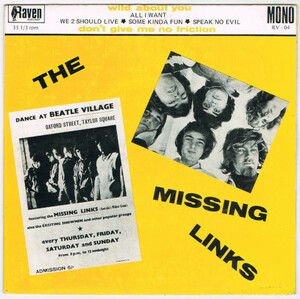 ●THE MISSING LINKS / SAME [AUSTRALIA 45 7inch EP GARAGE ガレージ 限定盤 試聴]