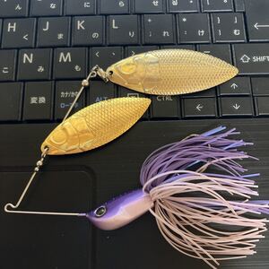 ［中古］deps Bカスタム1oz ダブルウィロー クラックルプロブルー デプス