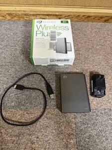 【珍品】Seagate Wireless Plus 1AYBA4 [2TB] ※内臓無線LAN経由でスマホから動画再生できるHDD