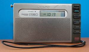 ★　SONY SRF-M100 FM-stereo/AM-stereo　ラジオ　（ジャンク）　★