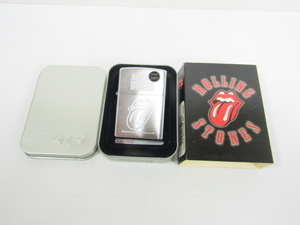  ■■（52）ZIPPO ジッポー オイルライター ROLLING STONES ローリングストーン 2003年 缶ケース/外カバー付■■