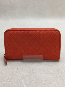 BOTTEGA VENETA◆長財布/レザー/ORN/無地/レディース