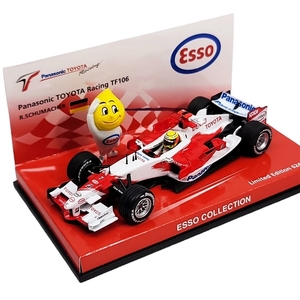 HE382 ミニチャンプス 1/43 ESSO エッソ コレクション Panasonic TOYOTA Racing TF106 #7 ラルフ シューマッハ トヨタ ホワイト ミニカー