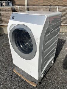 シャープ ドラム式洗濯機 クリスタルホワイト ES-K10B-WR [洗濯10.0kg/乾燥6.0kg/ヒーター乾燥/右開き] 2024年製造 輸送事故品