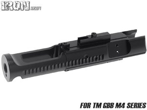 IRO-1805E　IRON AIRSOFT M4スタイル アルミCNC ライトウェイト ボルトキャリア for TM GBB M4