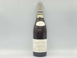 【同梱不可】LEROY Bourgogne 1978 ルロワ ドーヴネ ブルゴーニュ グラン オルディネール 赤ワイン 750ml 未開栓 古酒 Z041682