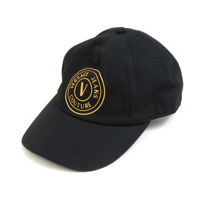 ヴェルサーチ VERSACE キャップ コットン ブラック r10012a