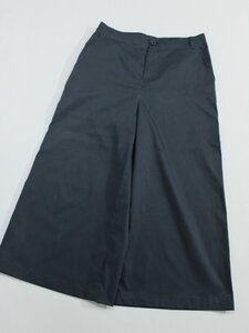 国内正規美品/大きいサイズ ラコステ 洗える/ストレッチワイドパンツ定価1.6万円紺40 am106