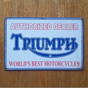 トライアンフ TRIUMPH 看板