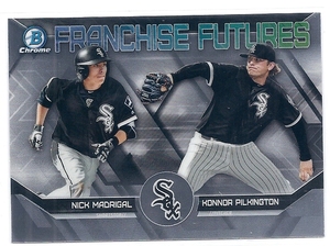 2018 Bowman Chrome Draft Nick Madrigal/Konnor Pilkington Franchise Futures