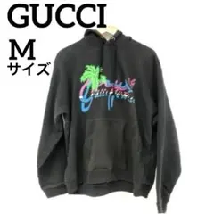 グッチ　GUCCI パーカー　ハワイ　フーディ　メンズ　Ｍ　黒　ブラック