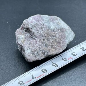 鉱石 標本 リシア雲母 (りしあうんも）LEPIDOLITE レピドライト 原石 63g 天然鉱石 パワーストーン 産地不明 置物 ヒーリング (TD9