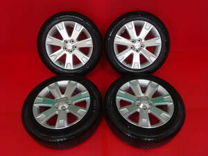 ★イボ付き★ 美品♪ 三菱 デリカD:5純正18インチホイール 4本 7J +38 5H 114.3 MICHELIN PRIMACY 3 225/55R18 アウトランダー DELICA D5