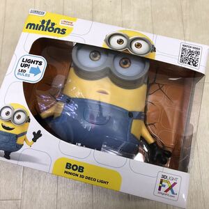 【9233021f】 Minions ミニオンズ ボブ 3D LED ウォールライト 3Dデコライト LED 照明 壁ライト [並行輸入品]