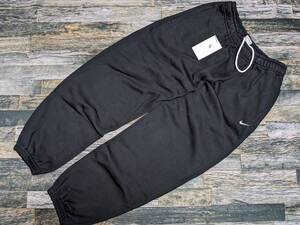 残少 XL NIKE LAB 厚手/ヘビー ソロスウッシュ フリース パンツ 検 ソロ スウッシュ 太め ルーズ ゆるめ スウェット ラボ ブラック/黒 2L