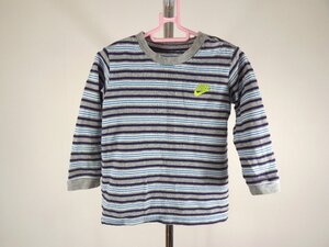 NIKE (ナイキ)　ボーダー　ロンT シャツ　90　 送料185円