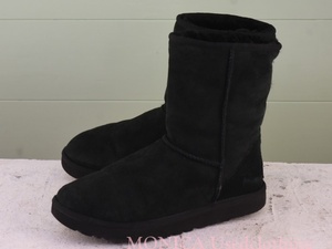 MK611◆メンズ【UGG】ムートンブーツ 黒 ブラック 41 25.5cm