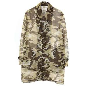 COMME des GARCONS SHIRT コムデギャルソンシャツ カモフラメッシュステンカラーコート S10104 ブラウン S IT3FC2VZEILK