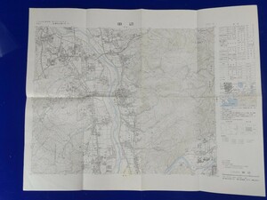 25000分の1地形図【田辺】国土地理院発行・平成元年修正測量・平成2年発行　《片町線・近鉄京都線・奈良線・京田辺・同志社大学・木津川》