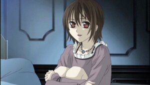 ★ヴァンパイア騎士 17話 アニメ素材 / 体育座りの優姫 / 樋野まつり原作 Vampire Knight