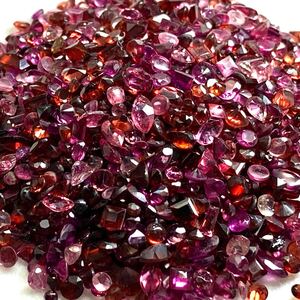 1円〜!!小粒!!☆赤系色石おまとめ251ct☆n 約50.2g ルース 裸石 宝石 ガーネット garnet ピンクトルマリン pink tourmaline red w5A87