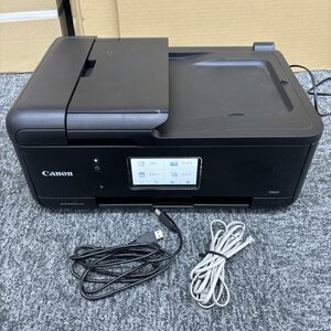 154469◎Canon キャノン TR8630 複合機 インクジェット プリンター 黒 ブラック 事務用品 周辺機器