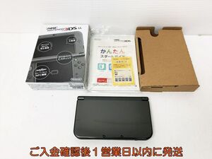 【1円】Newニンテンドー3DSLL 本体 セット メタリックブラック RED-001 任天堂 初期化/動作確認済 3DS LL B03-315rm/F3