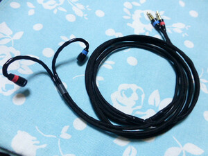 SENNHEISER IE8 IE80 IE80S ケーブル MOGAMI 2944 3.5mm×2 Shure掛け仕様 PHA-3 SU-AX01 Pono Player