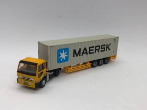 トレーラーコレクション第3弾 日産ディーゼルビッグサム+マースク 40フィートハイキューブ MAERSK　中古