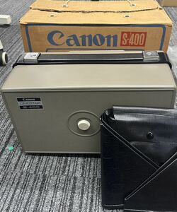 Canon Cinestar S-400 8mmフィルム 映写機 キヤノンシネスター キャノン 箱入　昭和　レトロ　希少　美品　人気　キャノン　ケース付き　