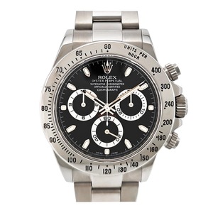 ロレックス コスモグラフ デイトナ ランダム番 鏡面バックル 116520 自動巻き ステンレススティール メンズ ROLEX 中古 【時計】