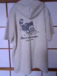 新品 未使用 まめきちまめこ　LL　XL　 半袖パーカー Tシャツ メンズ 紳士 ルームウェア パジャマ 送料無料 即決 　限定　Bら