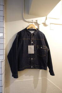 ニューマニュアル　NEW MANUAL デニム　ジャケット　新品同様　♯001 T-BACK DENIM JACKET ONE-WASHED JK-YY-0001 定価55000円