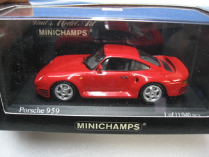 MINICHAMPS/ミニチャンプス　1/43 ポルシェ959 NO５　　赤