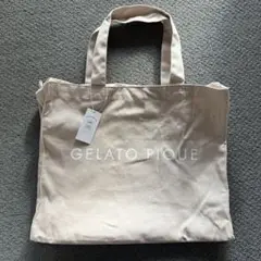 GELATO PIQUE ベージュ トートバッグ