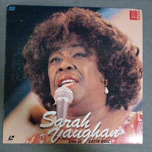 美盤　Sarah Vaughan Live At Satin Doll LD LVD-541 レーザーディスク　ロブスター企画　サラ・ヴォーン