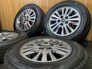 イボ付 エスクァイア 15×6J 5穴 PCD114.3 オフセット +50 23年製 195/65R15 ブリヂストン BLIZZAK VRX3 4本 札幌近郊引取OK