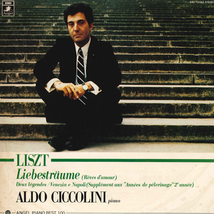 LP Aldo CICCOLINI Liszt, Liebestraume Deux Legendes, Venezia E Napoli(Supplement Aux annees De Pelerunage 2 Annee) /00260