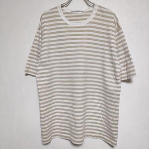 Charpentier de Vaisseau ボーダー 半袖Ｔシャツ カットソー ホワイト ベージュ シャルパンティエドゥヴェッソ 4-0701S 239431