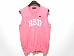 rough & swell 2023SS RSD VEST L size / ラフアンドスウェル Vネック コットンニット ベスト メンズ 定価16500円