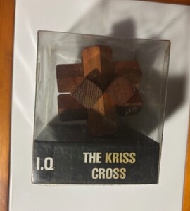 木製パズル　IQ PRODUCTS　THE KRISS CROSS 　自宅保管品　