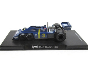 A★ RAB 1/43 ★ Tyrrell Foed P34 Jody・Scheckter ★ 1976 ティレル フォード P34 #3 ジョディー・シェクター ★