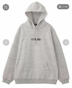 SILAS サイラス パーカー　XLサイズ　OLD LOGO BASIC WIDE HOODIE ほぼ新品 裏起毛 XL スウェット