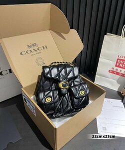 ■新品未使用■COACH コーチレザーリュック レディース バックパック カバン 旅行 出張 鞄