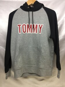 TOMMY JEANS トミージーンズ TOMMYプリントプルオーバーパーカー サイズS