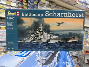 レベル　05136　1/1200　Battleship　Scharnhorst　バトルシップ