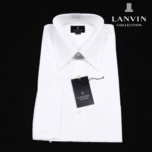 新品1円～★定価1.2万 LANVIN COLLECTION ランバン コレクション メンズ 日本製 コットン綿100% 長袖レギュラーカラーシャツ 39-78◆3294◆