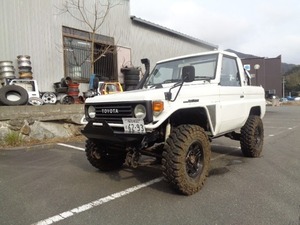 ランドクルーザー70 3.5 STD 幌タイプ ディーゼル 4WD Wパワステ　コイルコーバー　ターボ