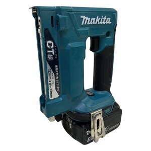 ЗЗ MAKITA マキタ 18v CT線用 電動タッカ バッテリーx1付 ST312D ブルー やや傷や汚れあり